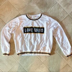 Love wins sweater